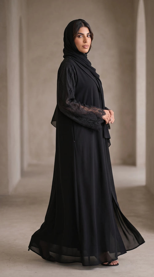 Black Court  Abaya