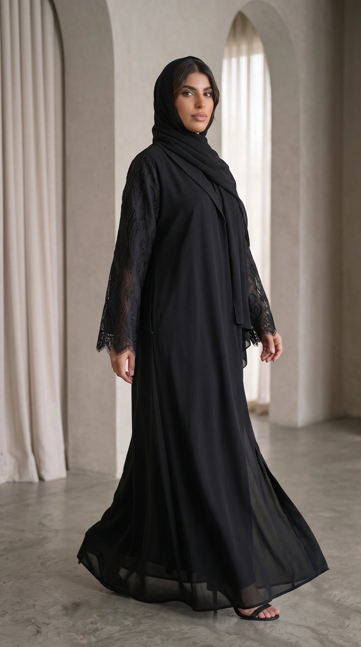 Black Court  Abaya