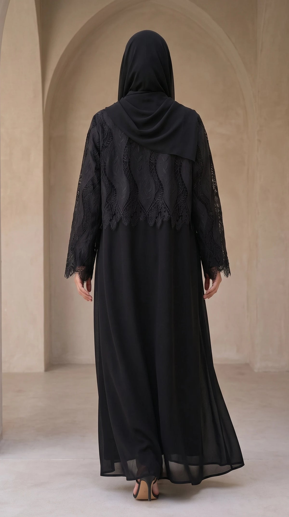 Black Court  Abaya
