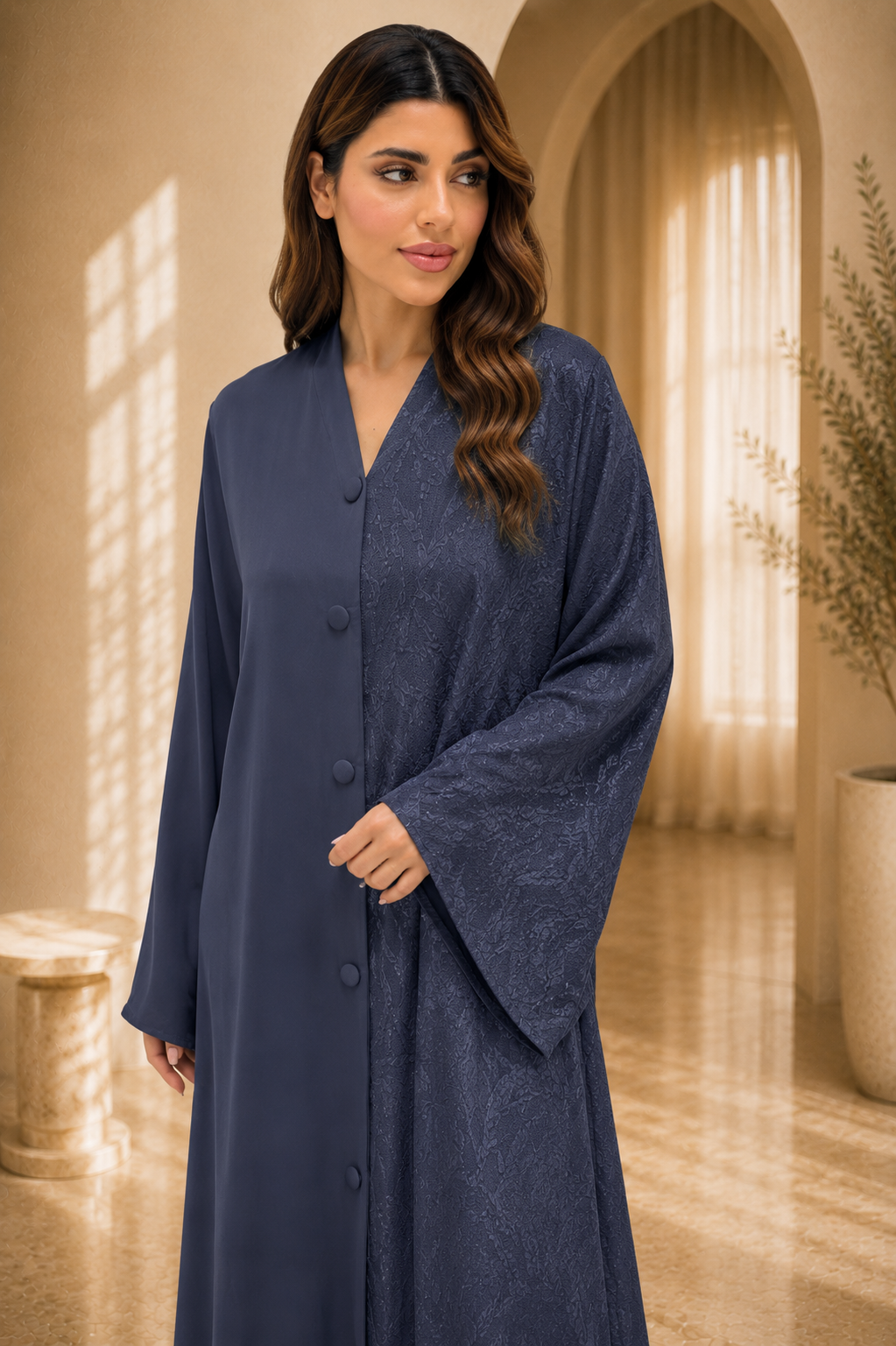 Slate Signature Abaya