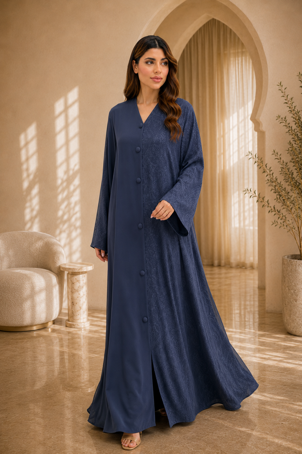 Slate Signature Abaya