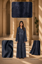 Noir Floral Abaya