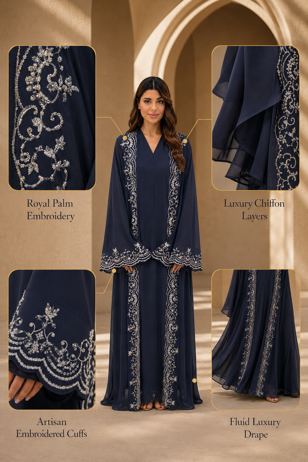 Royal Palm Abaya